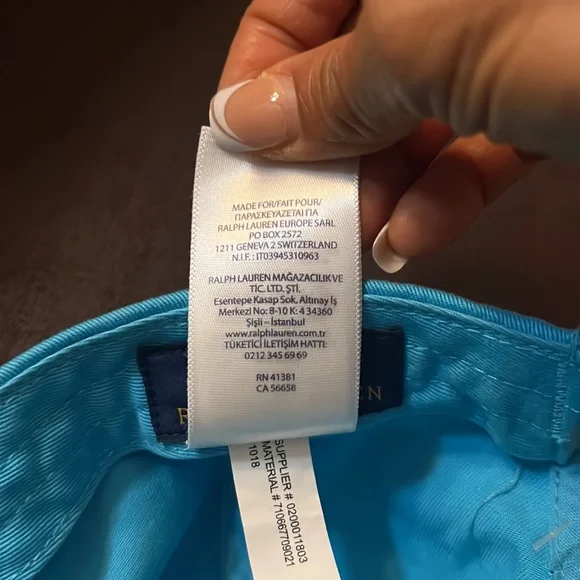Ralph Lauren woman hat . Blue Used in good condition - Picture 12 of 12